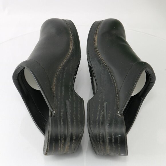 Dansko Womens Sonja Mule Size 40 9.5 Black Leather Work Nursing Comfy Shoe - Picture 9 of 12